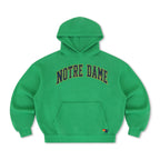 Retro NOTRE DAME 2026 PULLOVER HOODIE RELAXED - KELLY GREEN