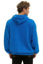 Retro 5 STRIPE RELAXED PULLOVER HOODIE - OCEAN