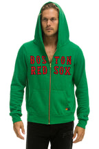 Retro BOSTON RED SOX 2026 ZIP HOODIE - KELLY GREEN