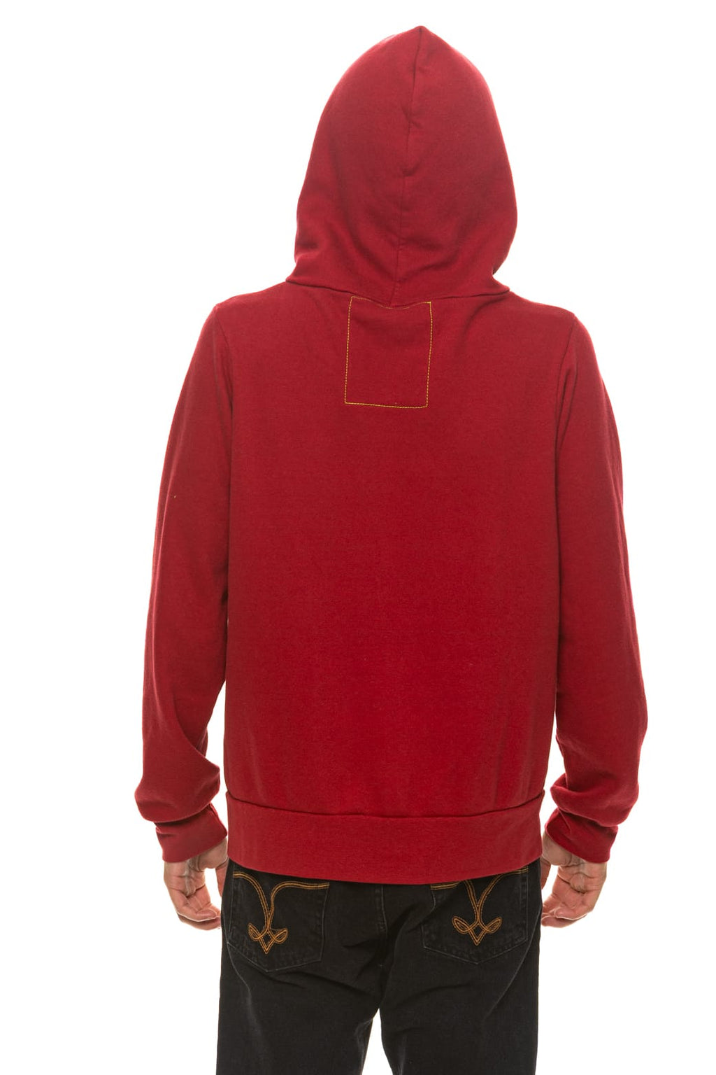 Retro 5 STRIPE HOODIE - CRIMSON