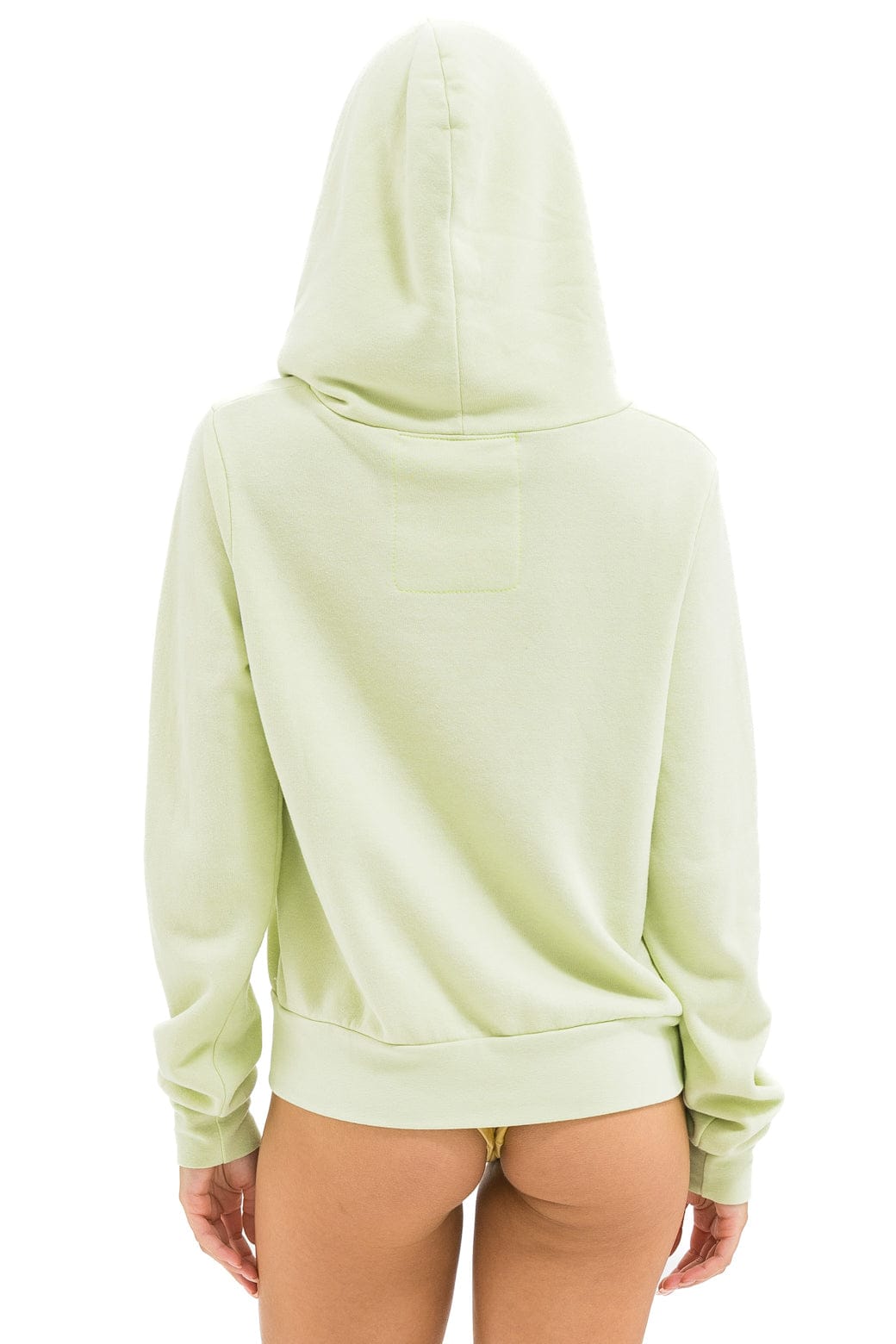 Retro 5 STRIPE HOODIE - LIME CREAM SEAFOAM
