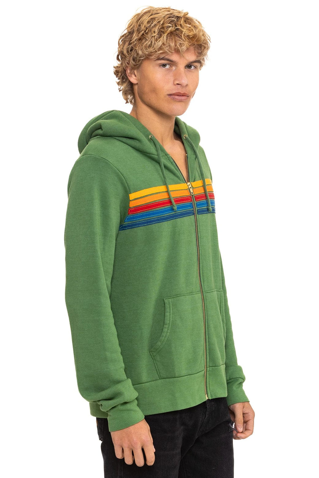 Retro 5 STRIPE HOODIE - PALM