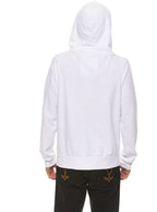 Retro 5 STRIPE HOODIE - WHITE
