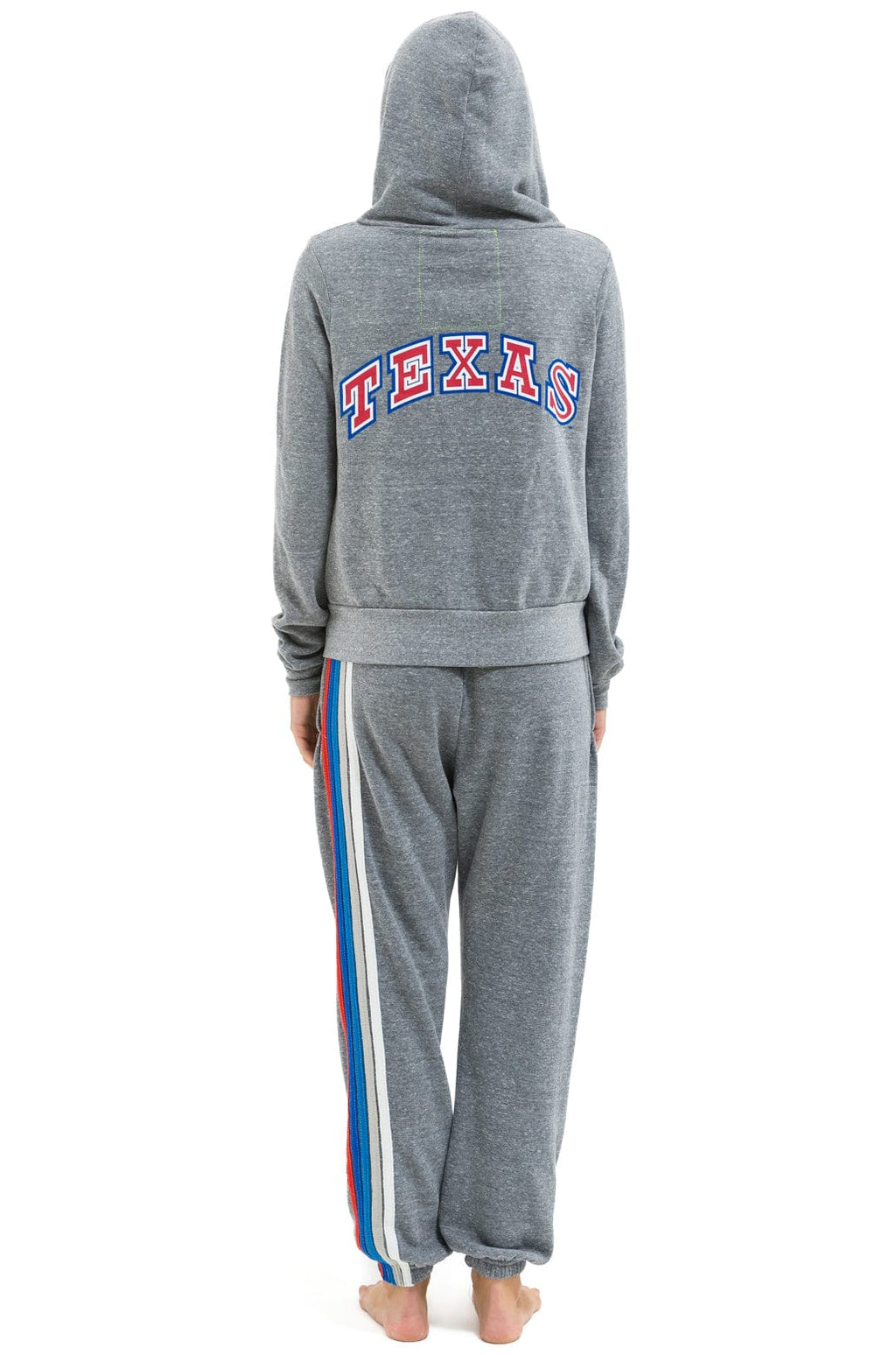 Retro TEXAS RANGERS 5 STRIPE UNISEX SWEATPANTS - HEATHER USA