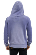 Retro VENICE SURFER ZIP HOODIE - FADED GRAPE