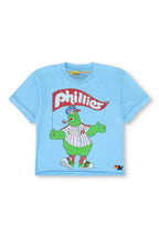 Retro PHILLIES FANATIC BOYFRIEND TEE - SKY
