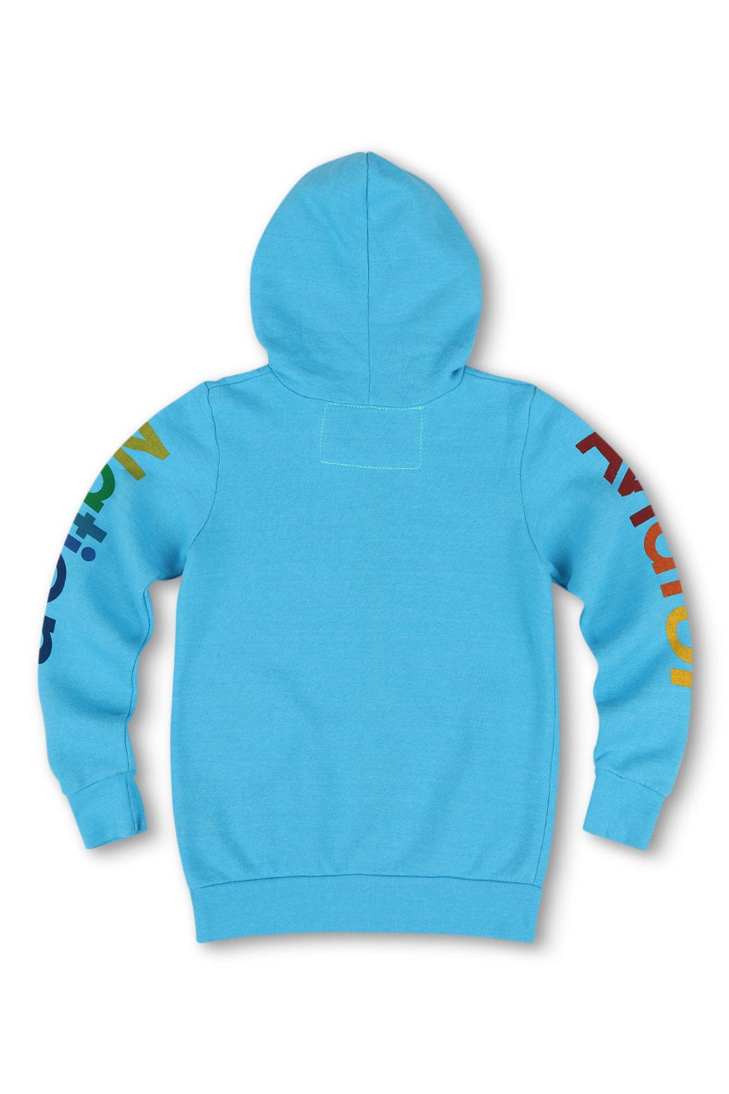 Retro KIDS AVIATOR NATION VENICE ZIP HOODIE - NEON BLUE