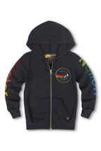 Retro KIDS AVIATOR NATION VENICE ZIP HOODIE - CHARCOAL