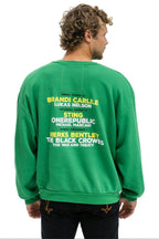 Retro JAZZ ASPEN SNOWMASS 2024 CREW SWEATSHIRT RELAXED - KELLY GREEN