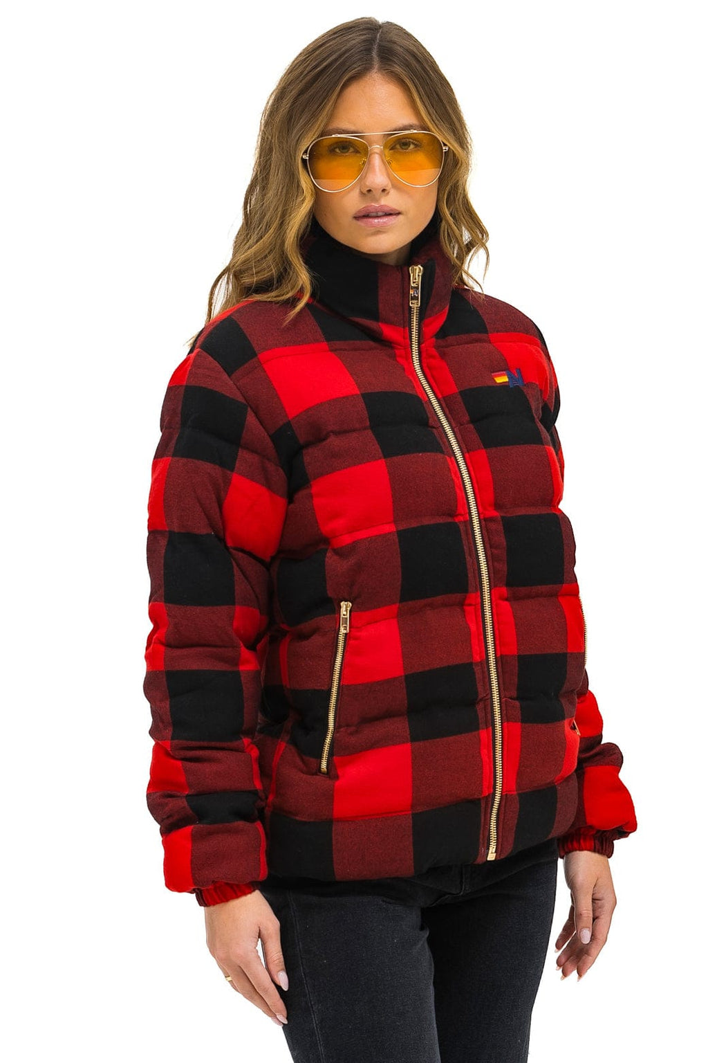 Retro UNISEX PLAID TRAVELER JACKET - BUFFALO PLAID