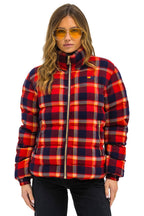 Retro UNISEX PLAID TRAVELER JACKET - RUGBY PLAID