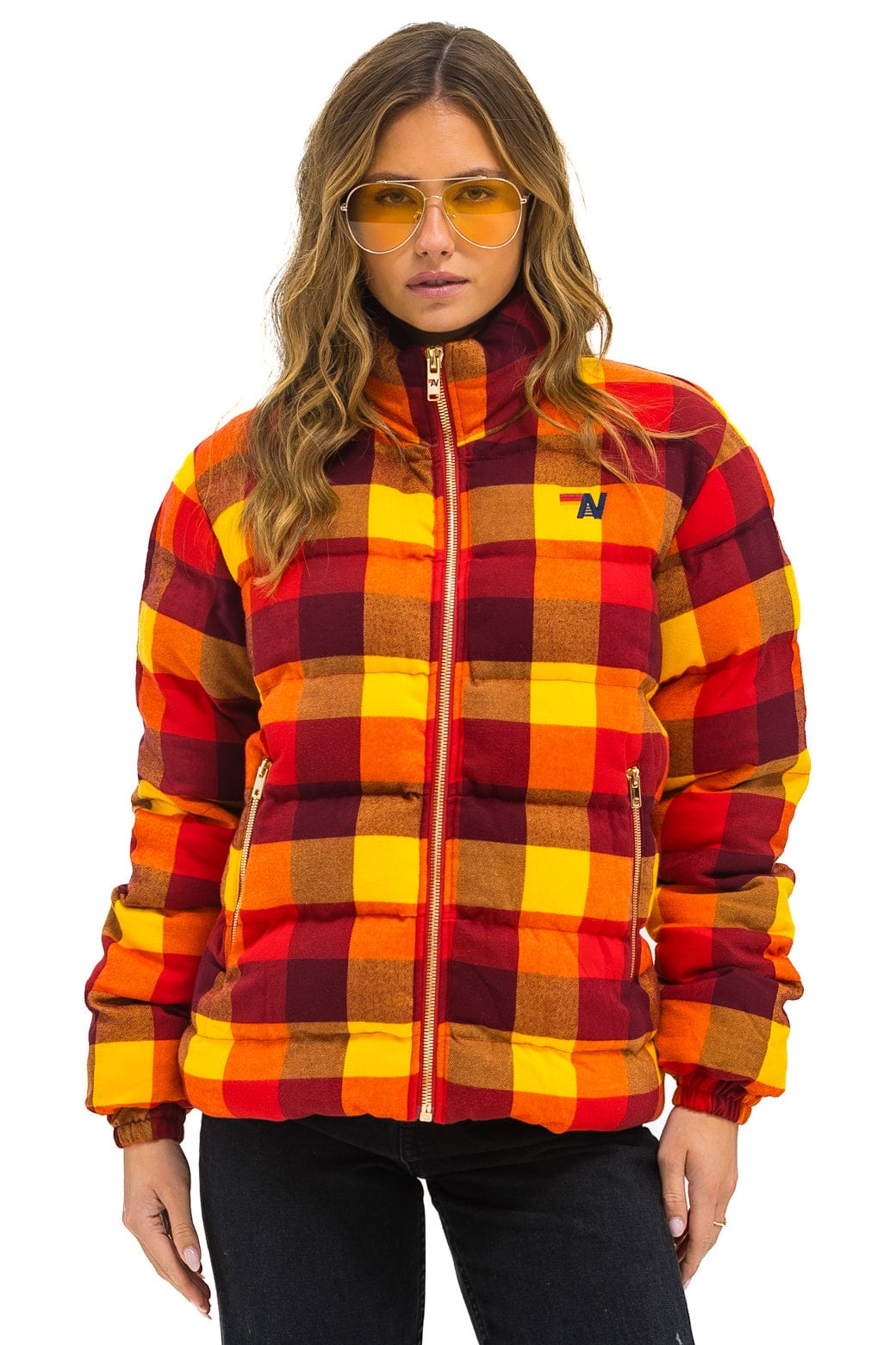 Retro UNISEX PLAID TRAVELER JACKET - SURFY PLAID