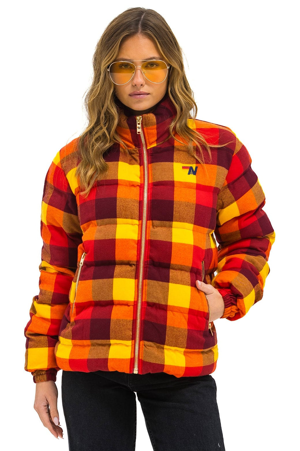 Retro UNISEX PLAID TRAVELER JACKET - SURFY PLAID