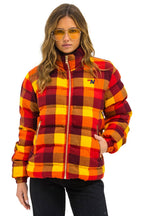 Retro UNISEX PLAID TRAVELER JACKET - SURFY PLAID