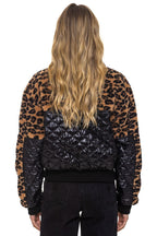 Retro TEDDY FULL ZIP JACKET - CHEETAH