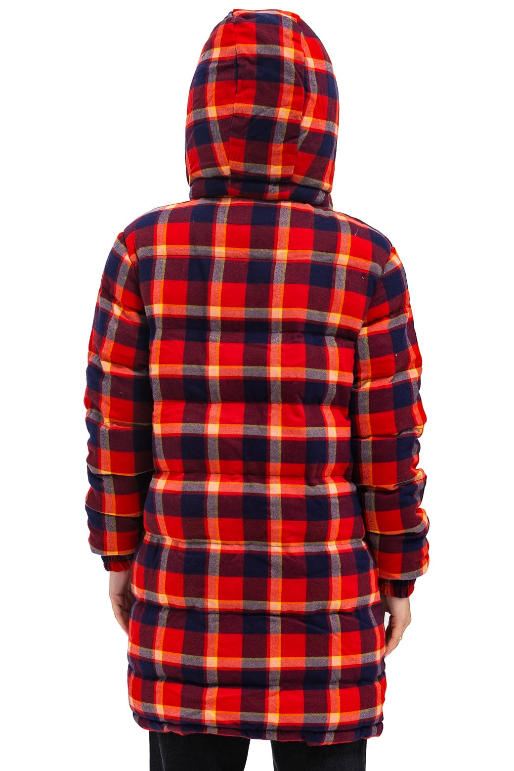 Retro PLAID UNISEX LONG TREKKER JACKET - RUGBY PLAID