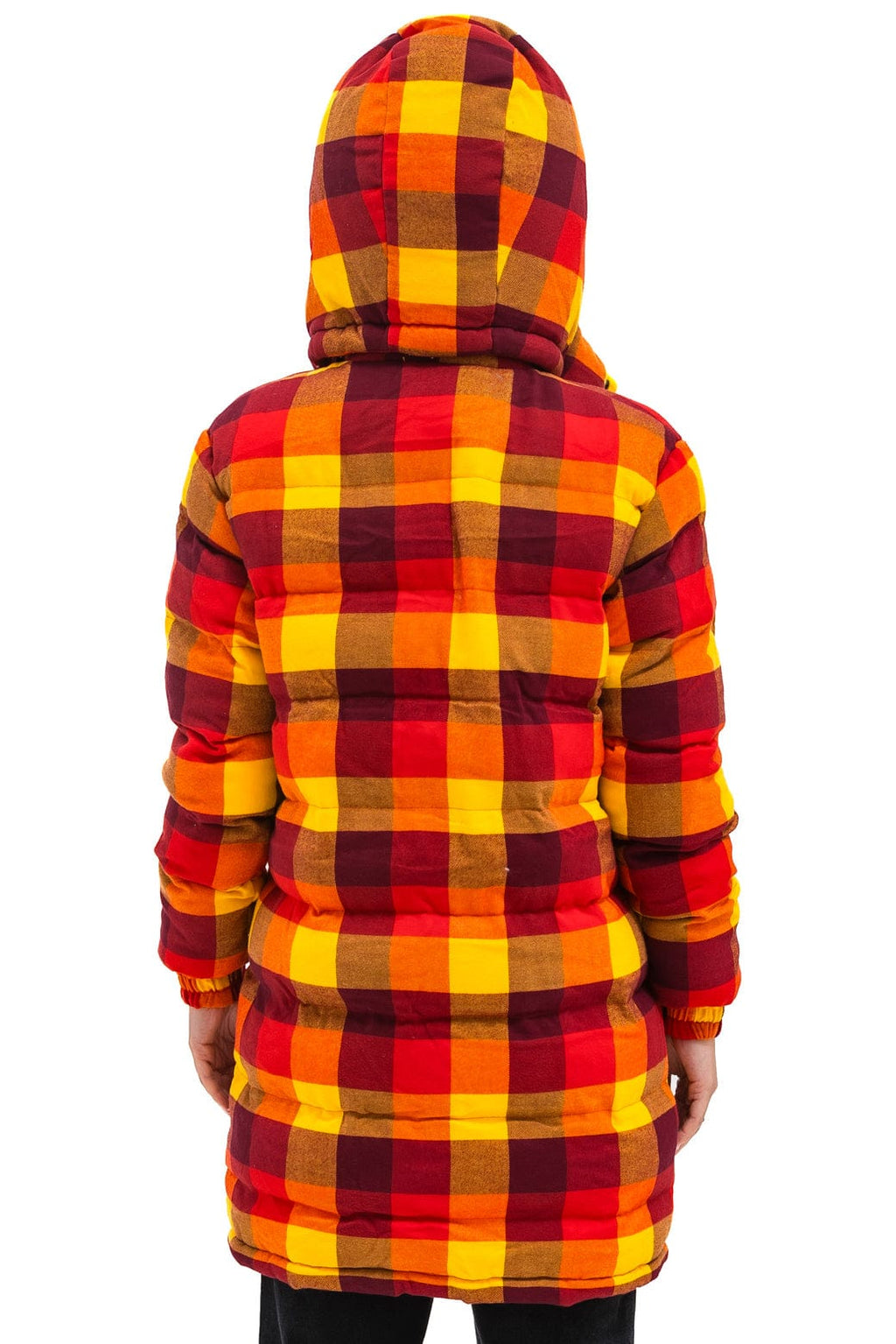 Retro PLAID UNISEX LONG TREKKER JACKET - SURFY PLAID