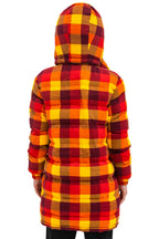 Retro PLAID UNISEX LONG TREKKER JACKET - SURFY PLAID