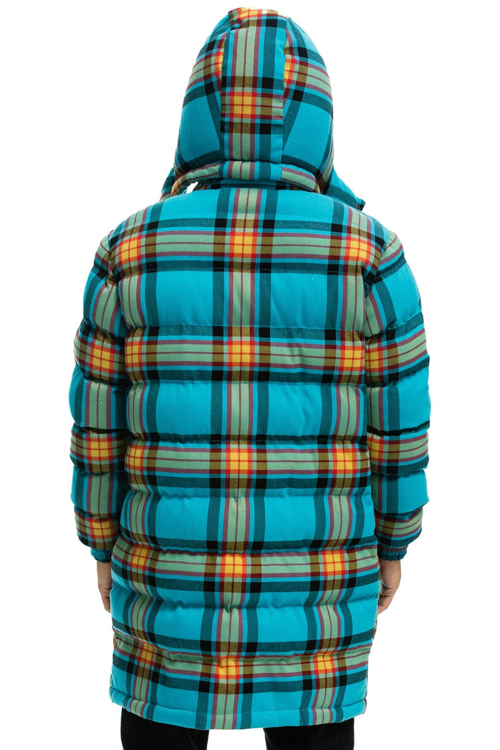Retro PLAID UNISEX LONG TREKKER JACKET - JACKSON PLAID