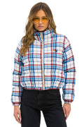 Retro APRES PLAID PUFFER JACKET - MONTAUK PLAID
