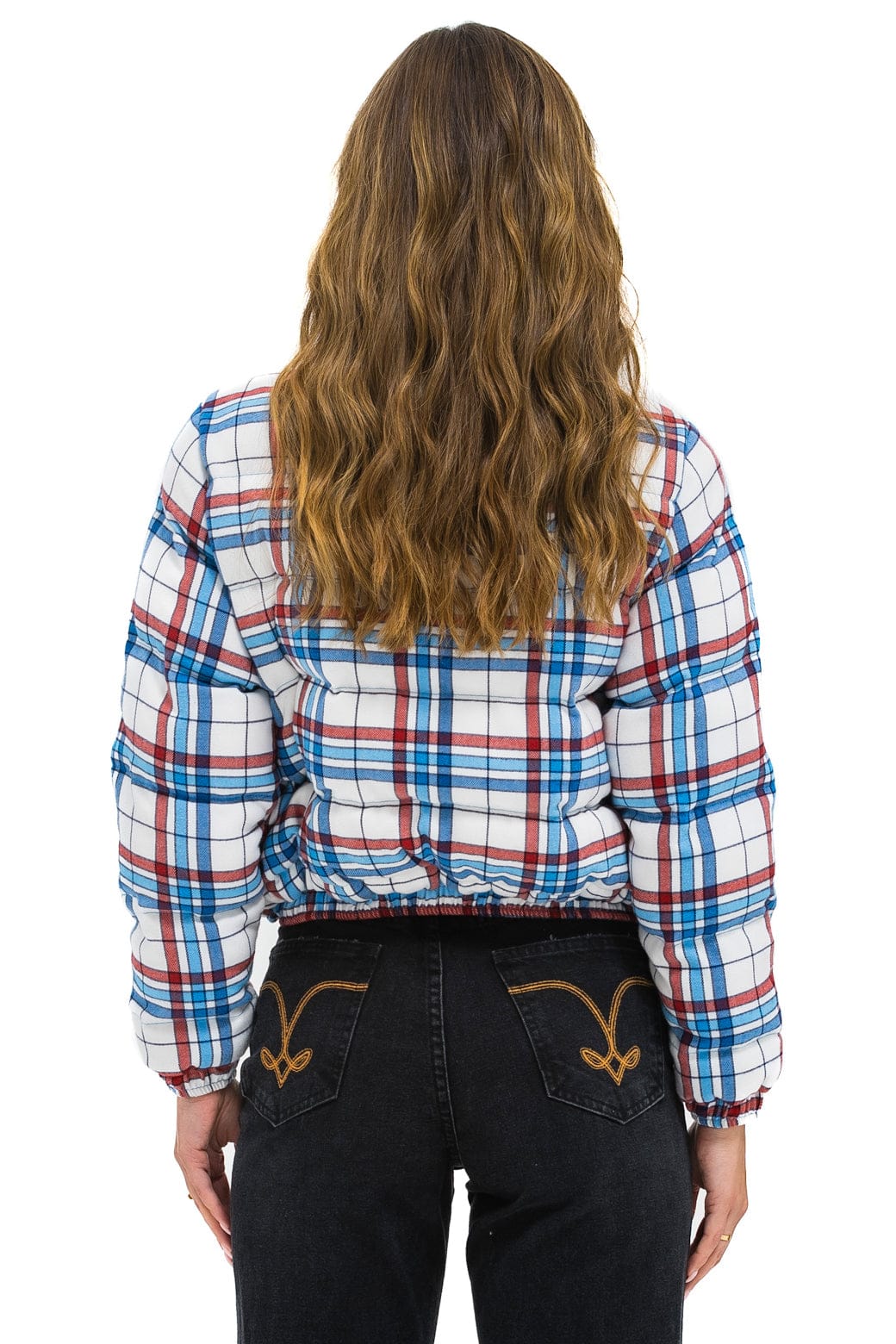 Retro APRES PLAID PUFFER JACKET - MONTAUK PLAID