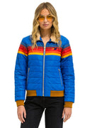 Retro 5 STRIPE JACKET - SNORKEL BLUE
