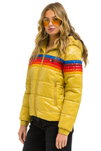 Retro 5 STRIPE TREKKER JACKET - GLOSSY KHAKI