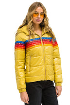 Retro 5 STRIPE TREKKER JACKET - GLOSSY KHAKI