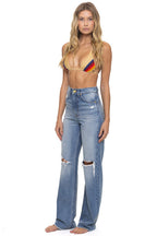 Retro HI RISE WIDE LEG BOLT GYPSY WOMENS JEAN - VINTAGE