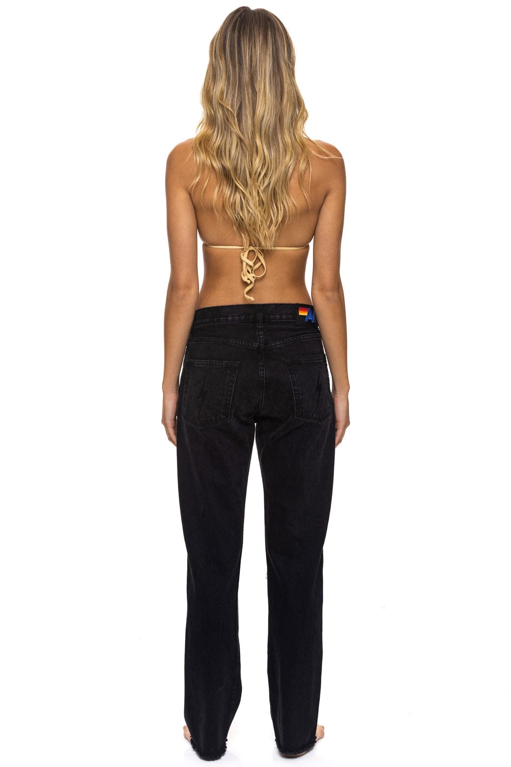 Retro MID RISE RELAXED SURFER JEAN - VINTAGE BLACK