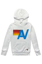 Retro KIDS LOGO PULLOVER HOODIE - WHITE