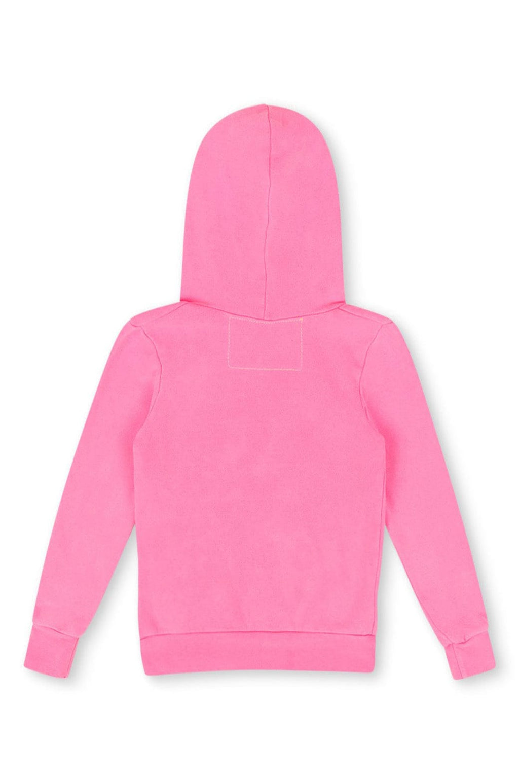 Retro KIDS LOGO PULLOVER HOODIE - NEON PINK