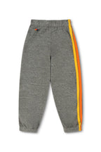 Retro KIDS 5 STRIPE SWEATPANTS - HEATHER GREY