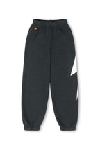 Retro KIDS BOLT PRINT SWEATPANTS - CHARCOAL WHITE