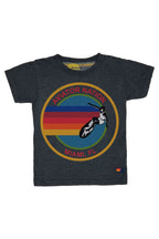 Retro KIDS AVIATOR NATION MIAMI TEE - CHARCOAL