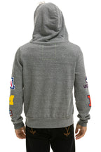 Retro FINAL FOUR INDIANAPOLIS 2026 ZIP HOODIE - HEATHER GREY