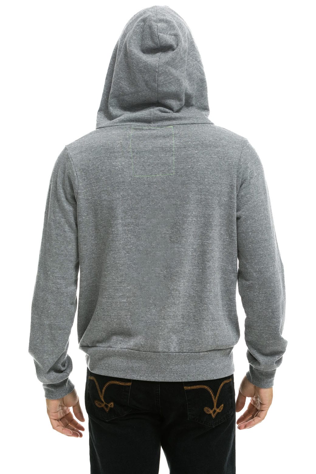 Retro DISCO ZIP HOODIE - HEATHER GREY
