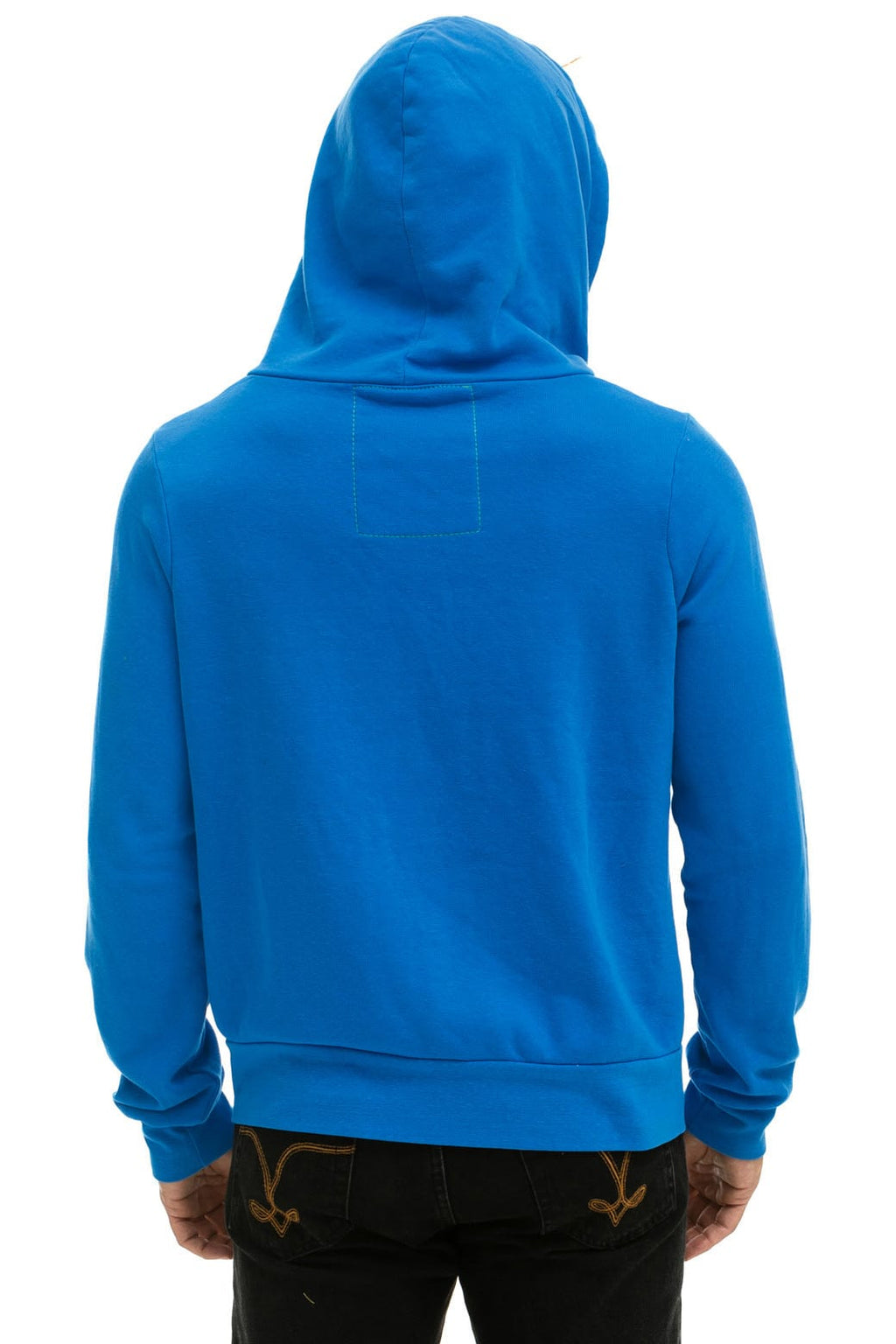 Retro DISCO ZIP HOODIE - OCEAN