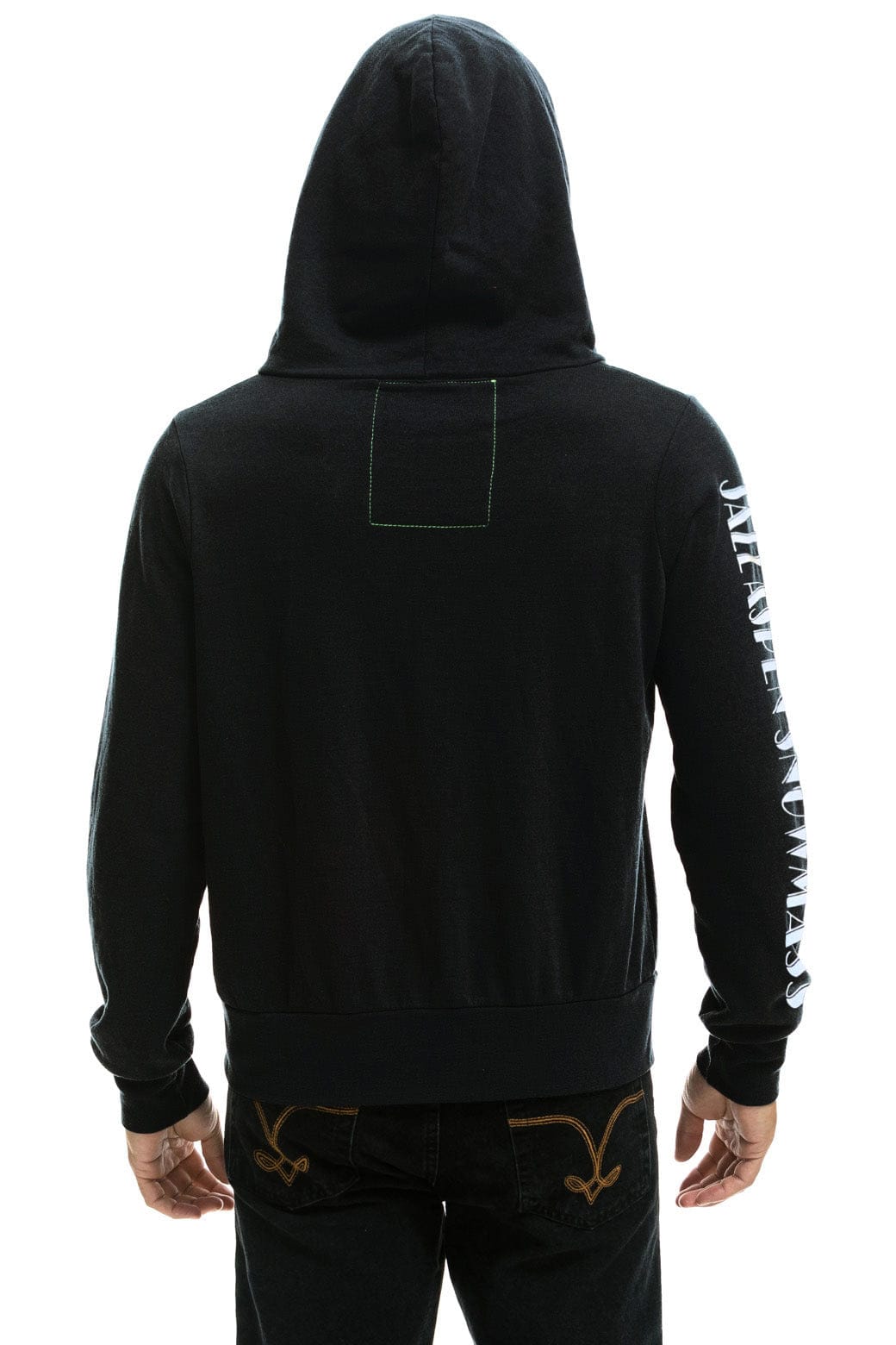 Retro JAZZ ASPEN SNOWMASS 2025 ZIP HOODIE - BLACK