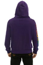 Retro AVIATOR NATION VENICE HOODIE - DEEP PURPLE