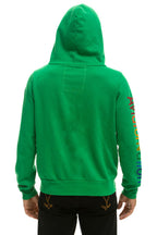 Retro AVIATOR NATION VENICE ZIP HOODIE - KELLY GREEN