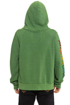 Retro AVIATOR NATION VENICE ZIP HOODIE - PALM