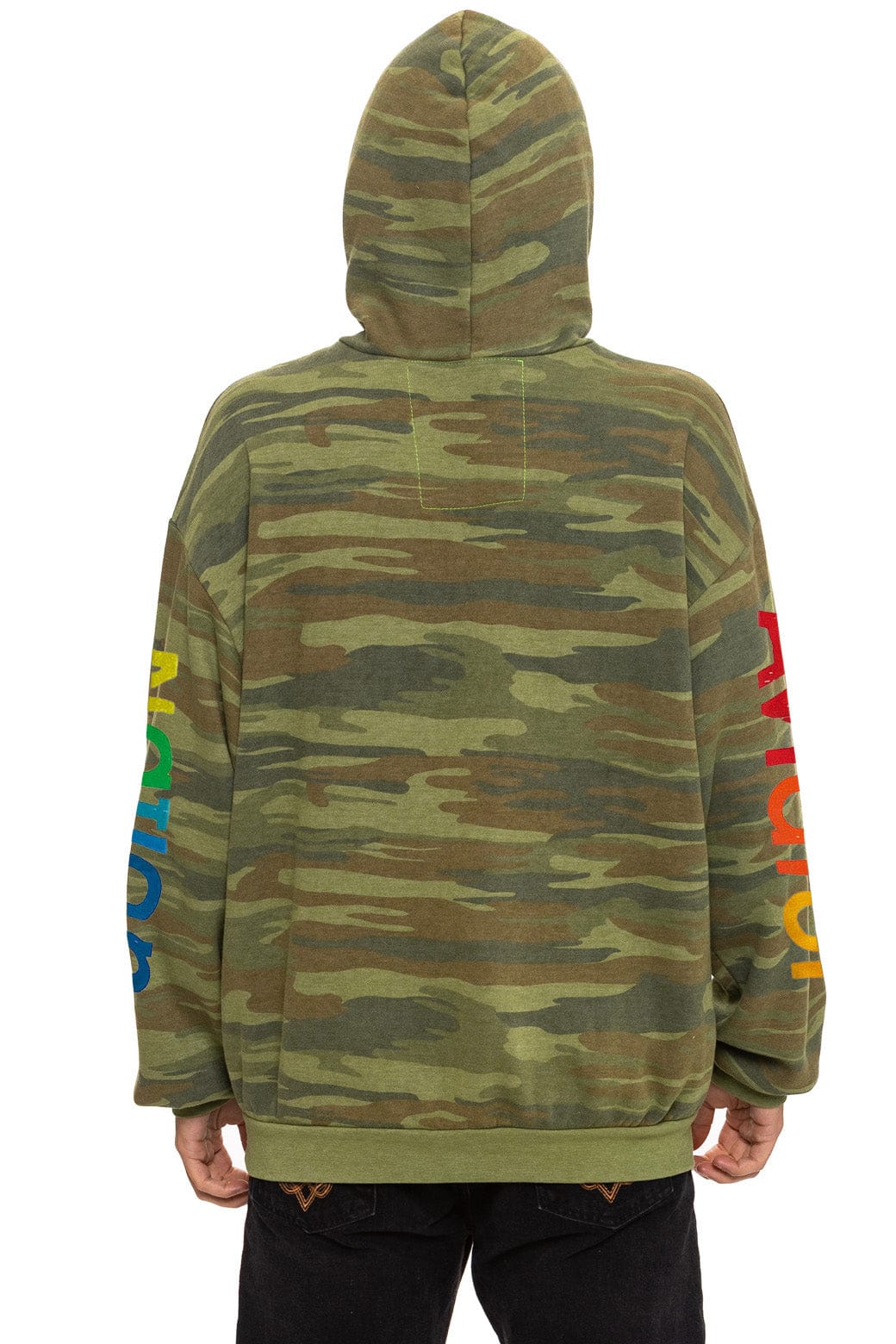 Retro AVIATOR NATION RELAXED VENICE PULLOVER HOODIE - CAMO