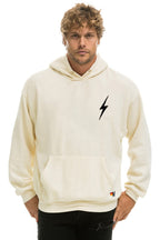 Retro BOLT STITCH RELAXED PULLOVER HOODIE - VINTAGE WHITE