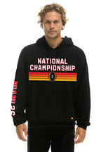 Retro CFP NATIONAL CHAMPIONSHIP 2026 MATCHUP PULLOVER HOODIE - BLACK
