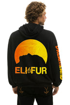 Retro ELI & FUR DREAMLAND RELAXED PULLOVER HOODIE - BLACK