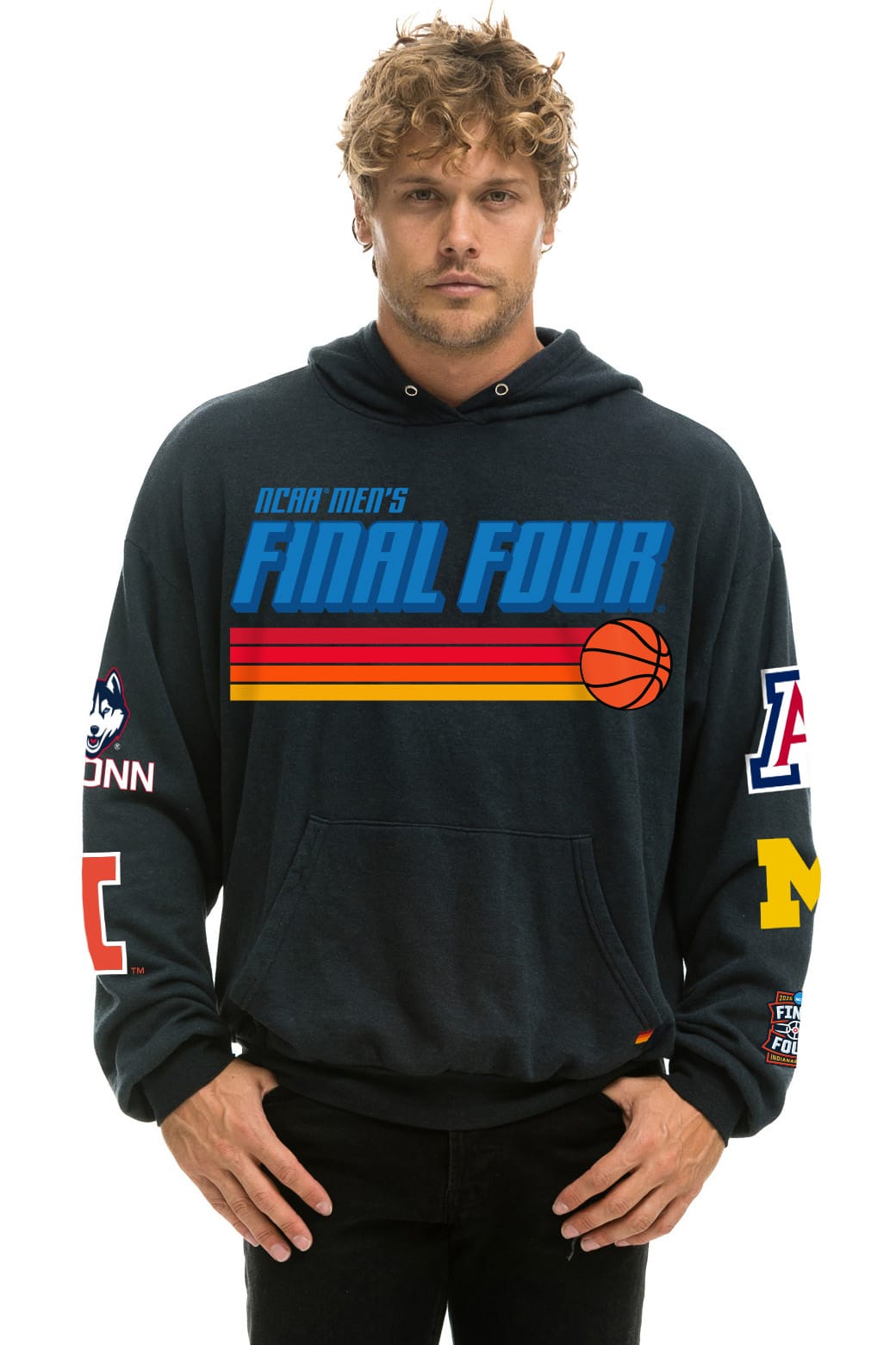 Retro FINAL FOUR INDIANAPOLIS 2026 PULLOVER HOODIE - CHARCOAL