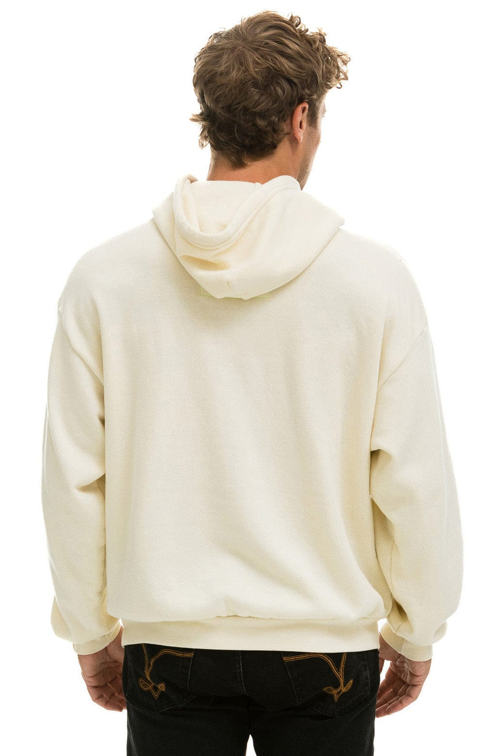 Retro GOLDENSKY FESTIVAL 2024 PULLOVER HOODIE RELAXED - VINTAGE WHITE