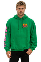 Retro LA ONDA 2025 RELAXED PULLOVER HOODIE - KELLY GREEN
