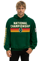 Retro UNIVERSITY OF MIAMI CFP CHAMPIONS 2026 RELAXED PULLOVER HOODIE - MIAMI GREEN